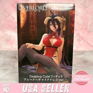 Overlord Albedo Chinese Dress Desktop Cute Figure Renewal Taito PSL Red Dress